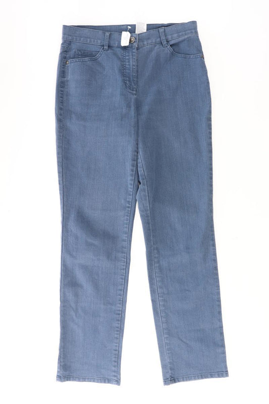 LEBEK Barbara Lebek Straight Jeans Gr. 38 blau aus Baumwolle