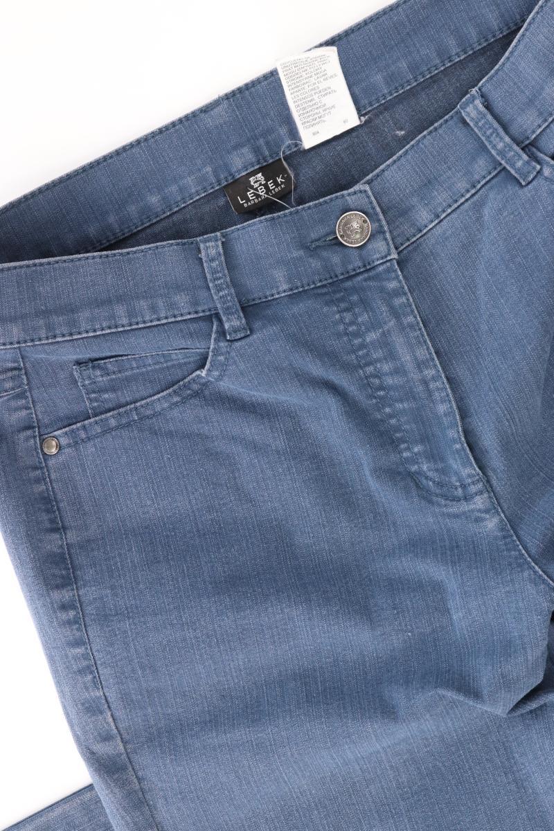LEBEK Barbara Lebek Straight Jeans Gr. 38 blau aus Baumwolle
