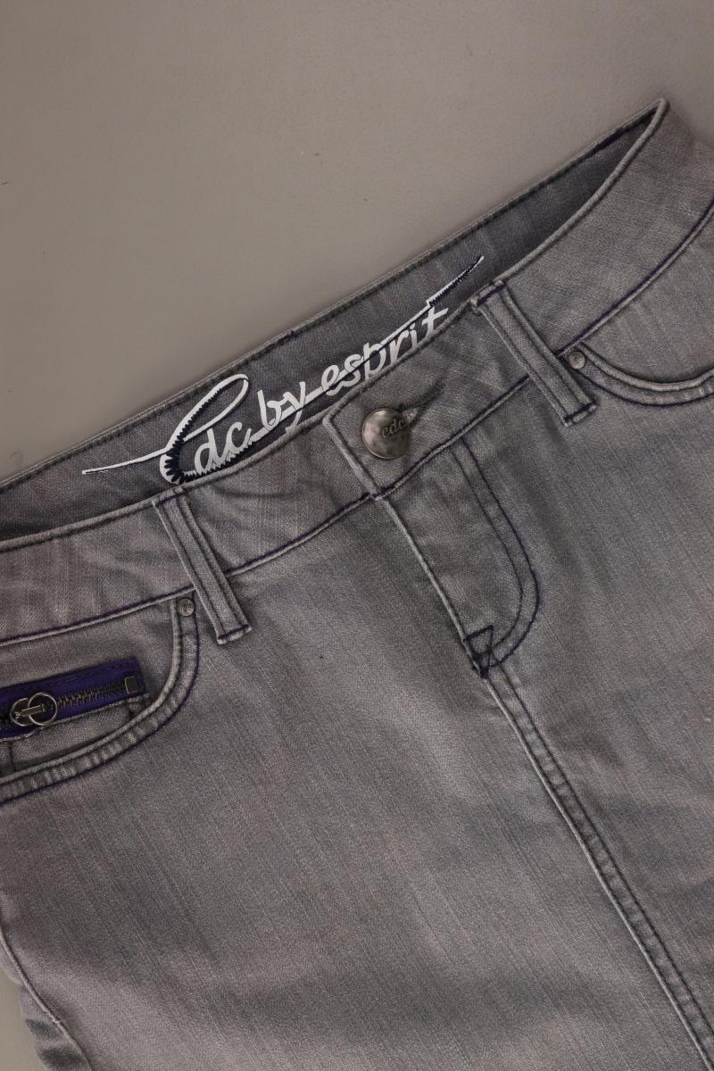 edc by Esprit Jeansrock Gr. 32 grau aus Baumwolle