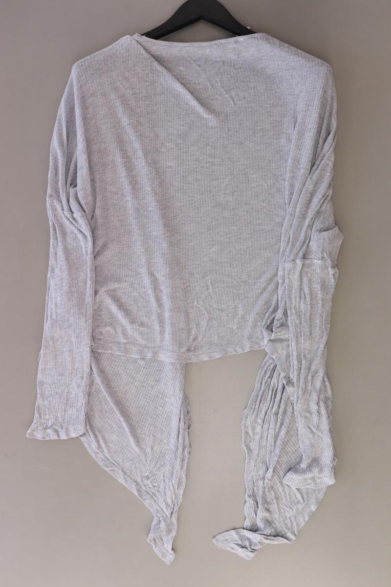 Tom Tailor (Denim) Strickjacke Gr. M Langarm grau aus Viskose