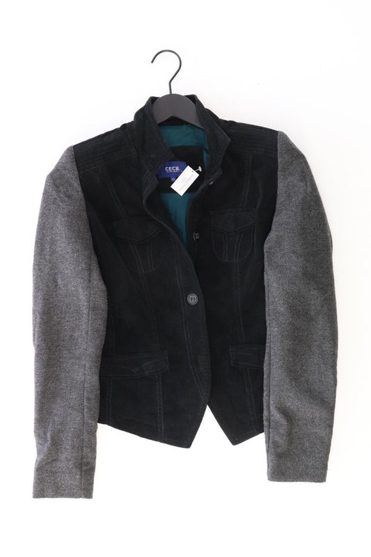 Cecil Übergangsjacke Gr. XS grau aus Baumwolle