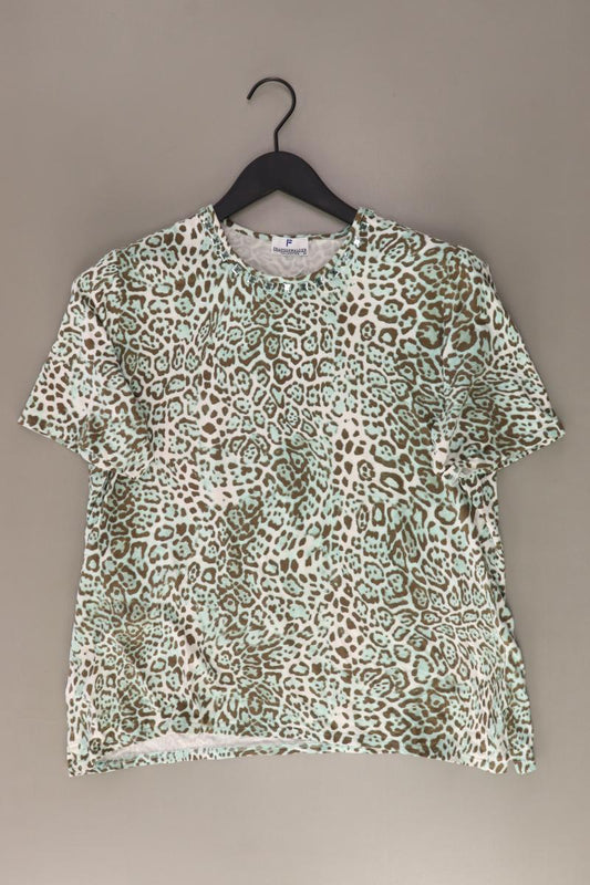 FRANKENWÄLDER T-Shirt Gr. 44 mit Tierdruck Kurzarm grün aus Viskose