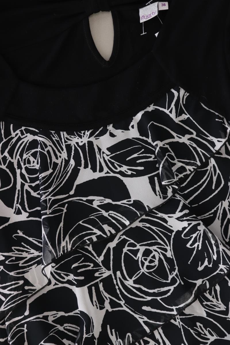 Liberty Jerseykleid Gr. 36 Kurzarm schwarz aus Polyester