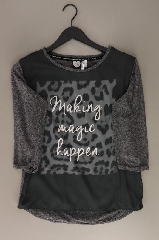 Catwalk Junkie Comfort Bluse Gr. S 3/4 Ärmel grau aus Polyester