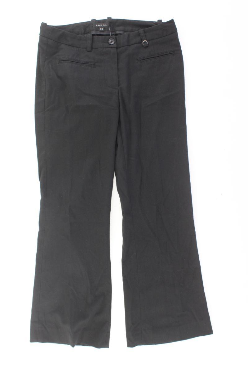 Amisu Hose Gr. 38 schwarz aus Polyester