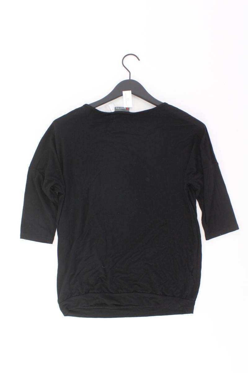 Street One Shirt Gr. 34 3/4 Ärmel mit Nieten schwarz aus Viskose