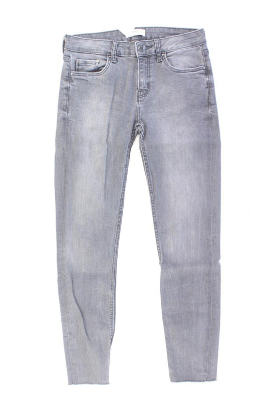 Zara Skinny Jeans Gr. 34 grau aus Baumwolle