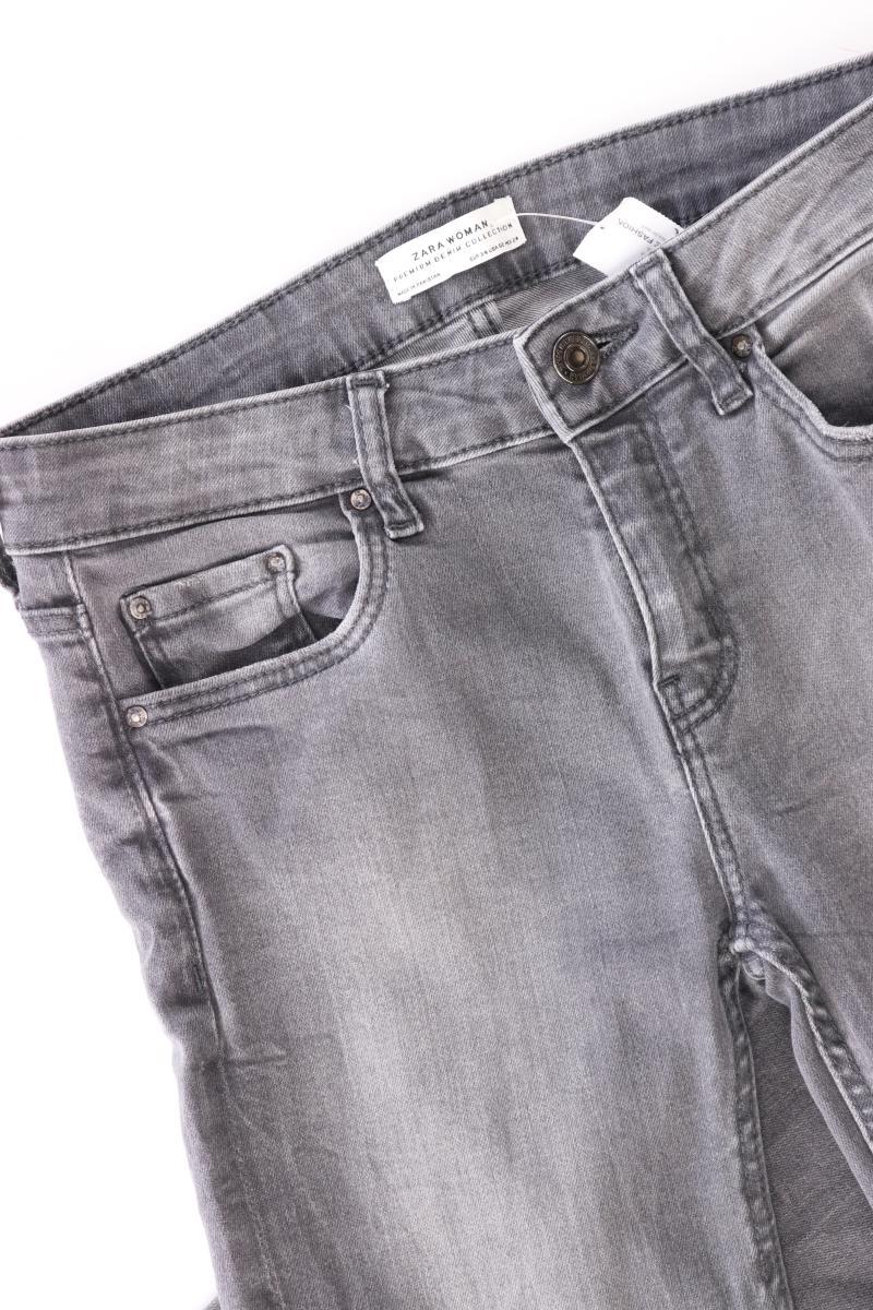 Zara Skinny Jeans Gr. 34 grau aus Baumwolle