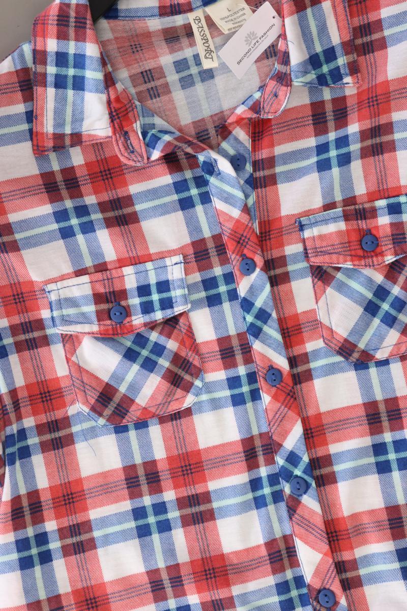 Passport Karobluse Gr. L kariert Kurzarm mehrfarbig aus Polyester