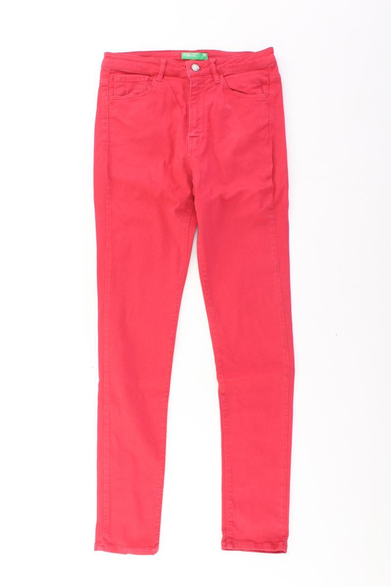 Benetton Skinny Jeans Gr. W30 rot