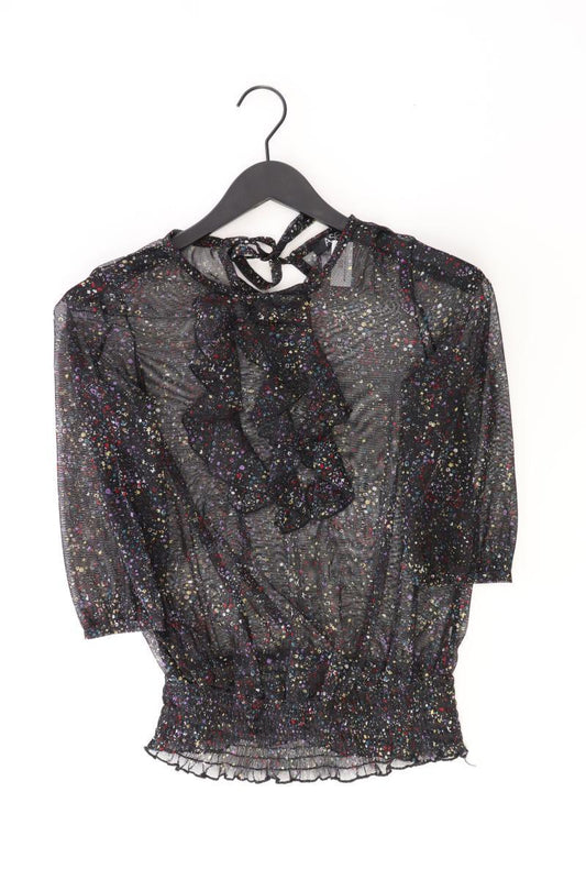 Asos Rüschenbluse Gr. UK 8 (XS) 3/4 Ärmel mehrfarbig