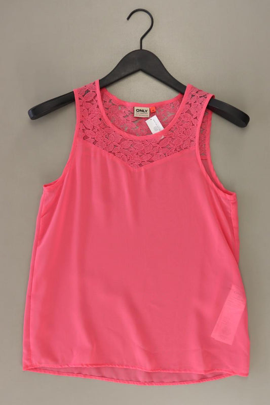Only Chiffonbluse Gr. 34 Ärmellos pink aus Polyester