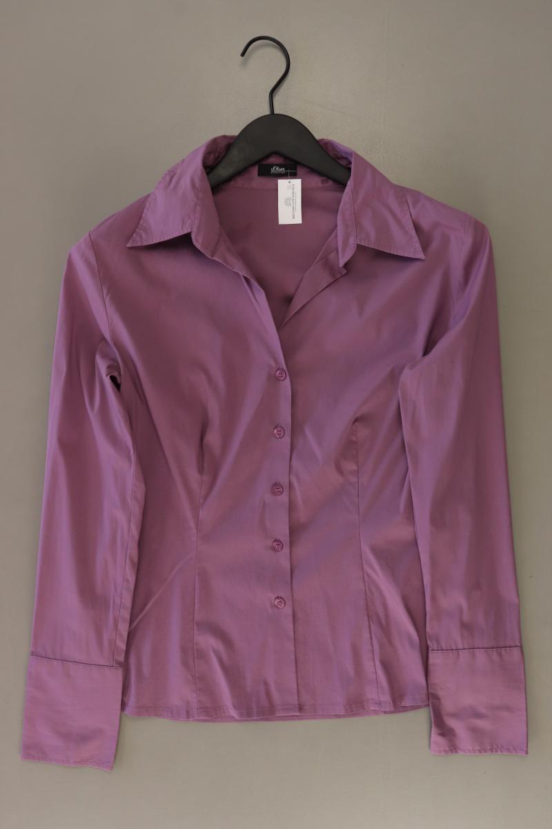 Selection by s.Oliver Langarmbluse Gr. 38 lila aus Baumwolle