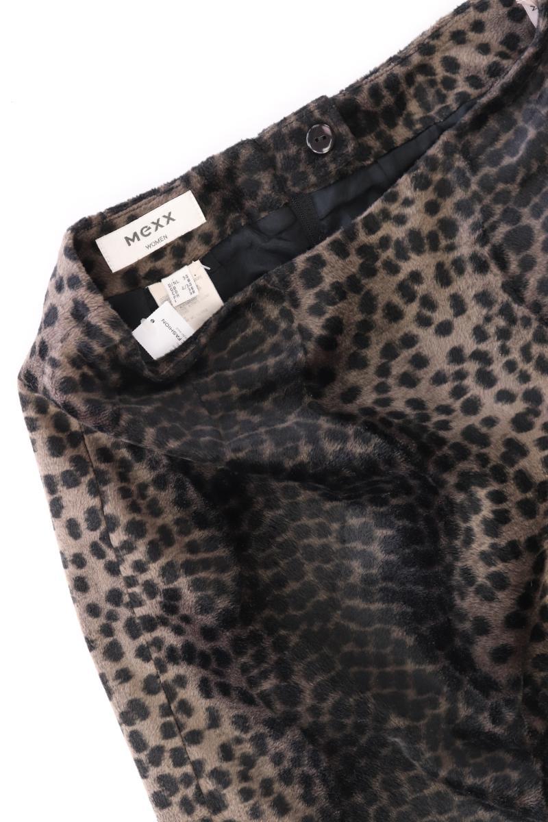 Mexx Rock Gr. 34 mit Tierdruck Vintage braun aus Polyester