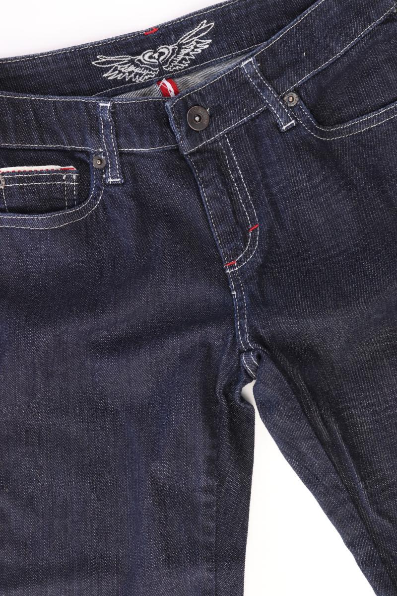 Tom Tailor Y2K 3/4 Jeans Gr. 34 blau aus Baumwolle