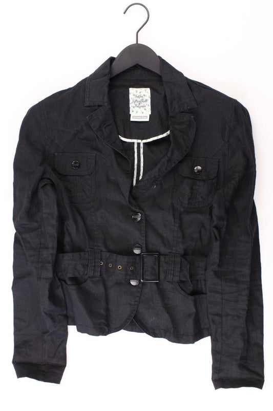 Street One Leinenjacke Gr. 36 schwarz