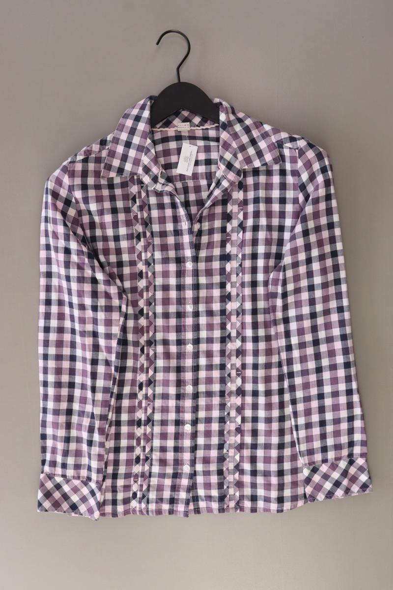 s.Oliver Karobluse Gr. 40 kariert Langarm lila