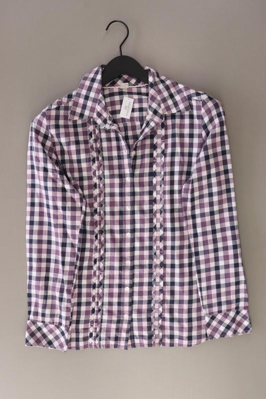 s.Oliver Karobluse Gr. 40 kariert Langarm lila