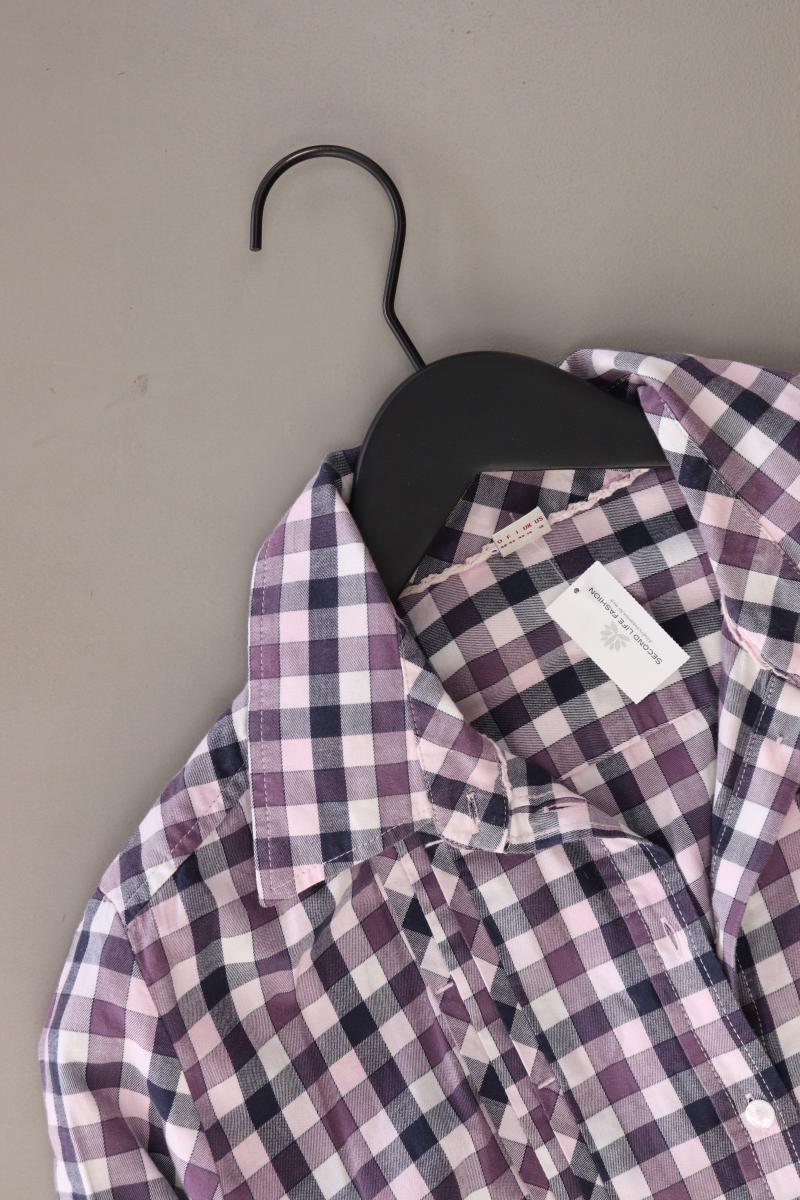 s.Oliver Karobluse Gr. 40 kariert Langarm lila