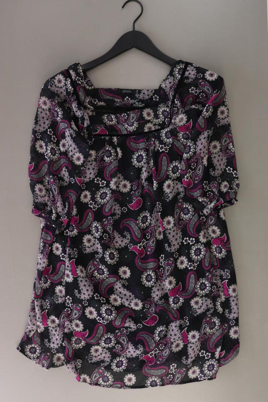 Pimkie Bluse Gr. 34 mit Blumenmuster lila aus Polyester
