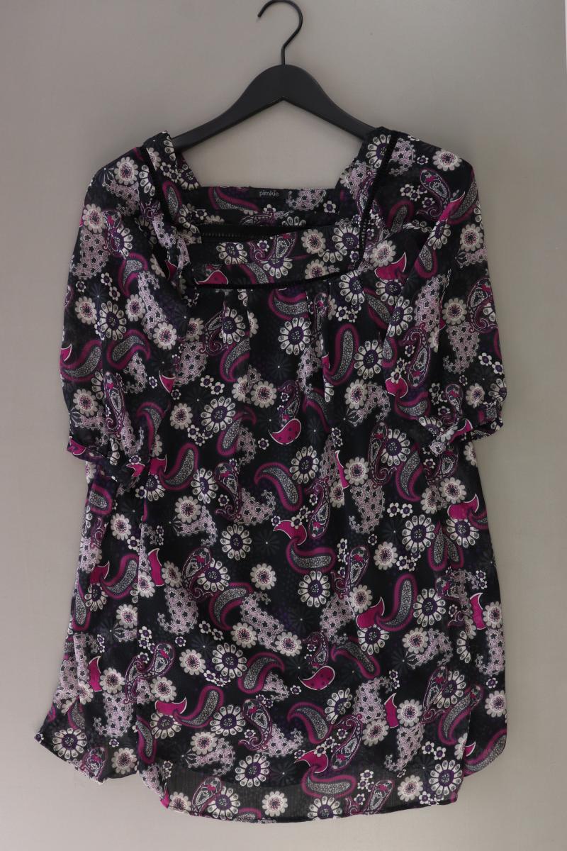 Pimkie Bluse Gr. 34 mit Blumenmuster lila aus Polyester