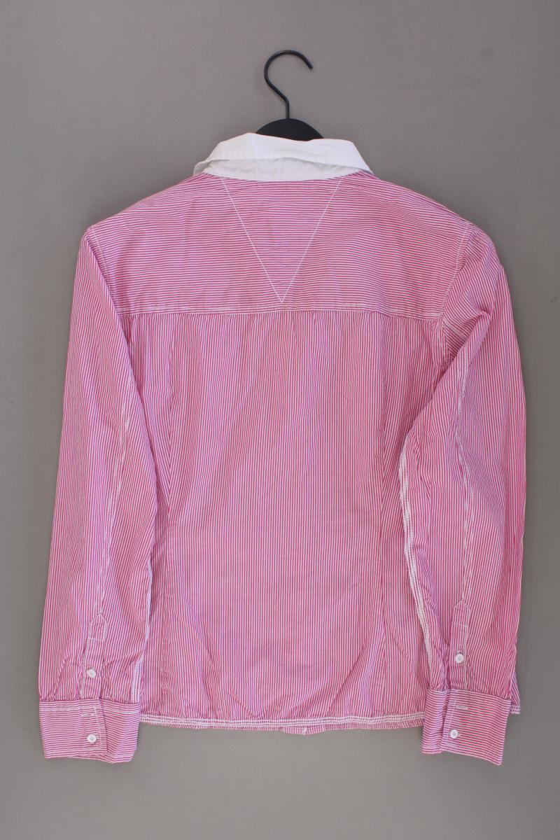Street One Langarmbluse Gr. 42 gestreift pink aus Baumwolle