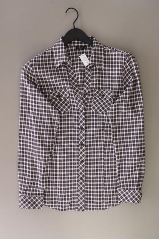 Bexleys Karobluse Gr. 38 kariert Langarm blau aus Baumwolle