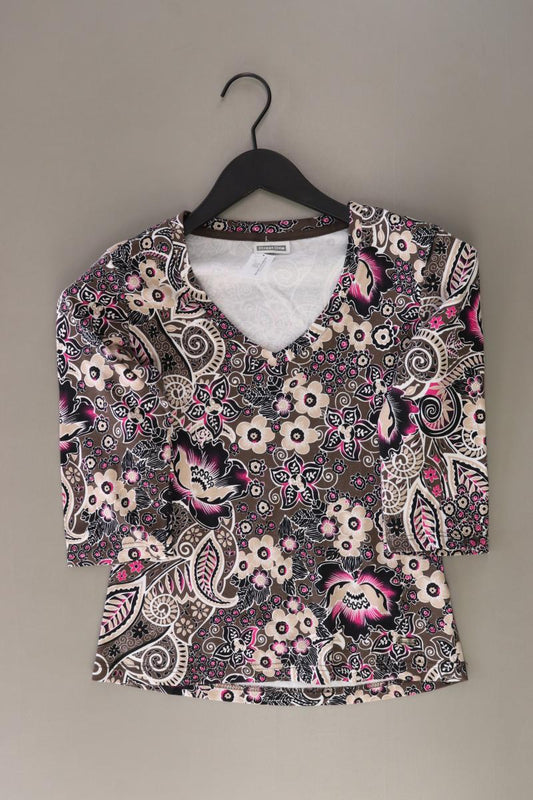 Street One Printshirt Gr. 38 mit Blumenmuster 3/4 Ärmel mehrfarbig aus Baumwolle