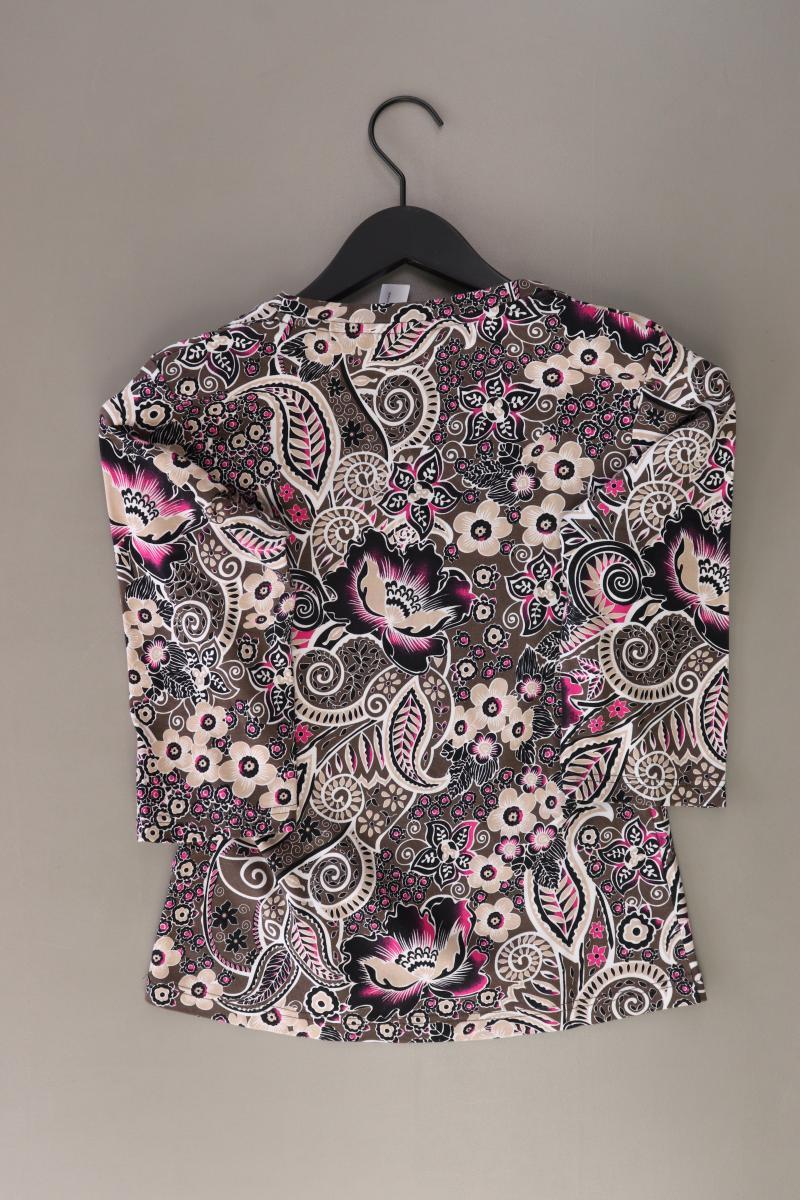 Street One Printshirt Gr. 38 mit Blumenmuster 3/4 Ärmel mehrfarbig aus Baumwolle