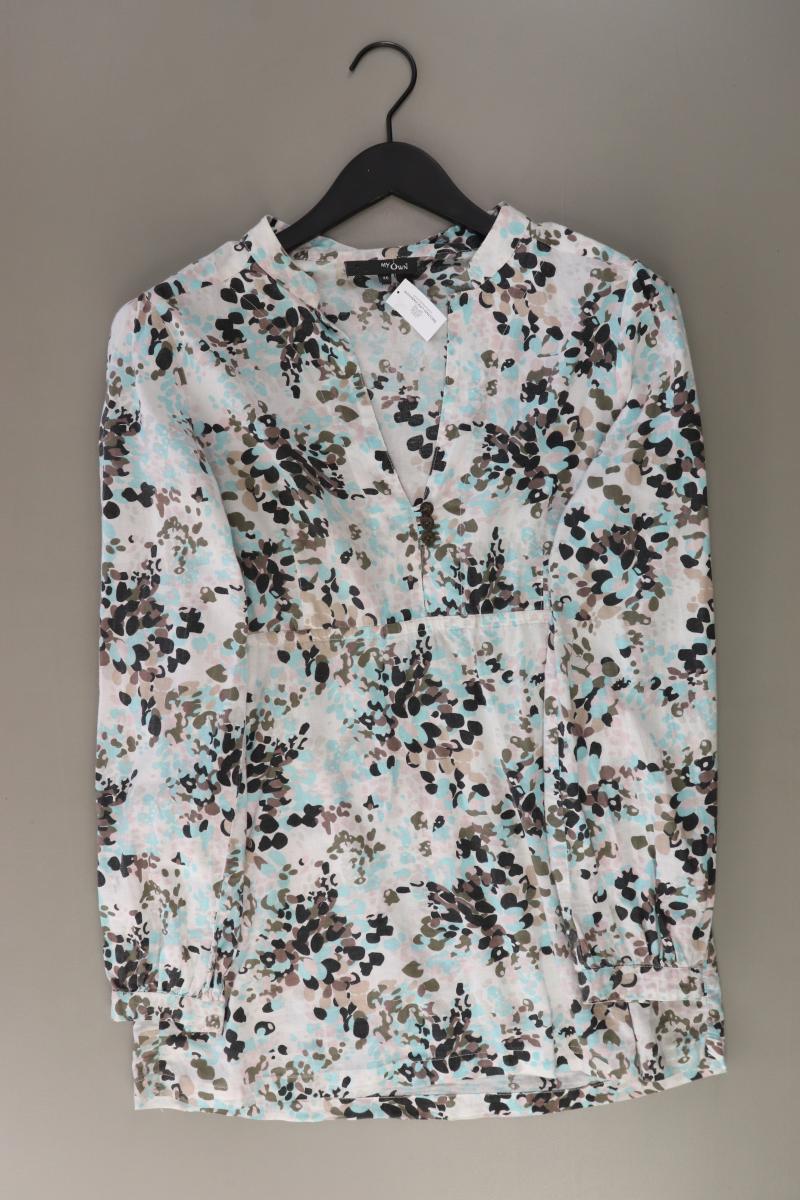 My Own Bluse Gr. 36 Langarm blau