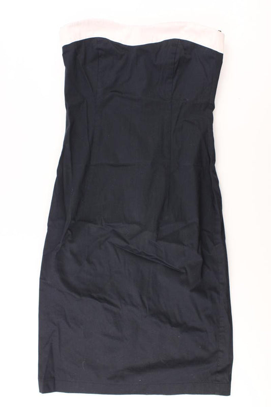 Apart Bandeaukleid Gr. 34 mit Gürtel Ärmellos blau