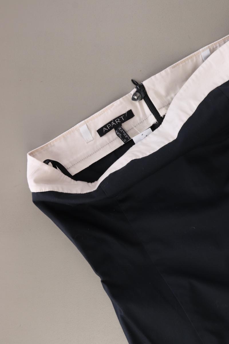 Apart Bandeaukleid Gr. 34 Ärmellos schwarz aus Baumwolle