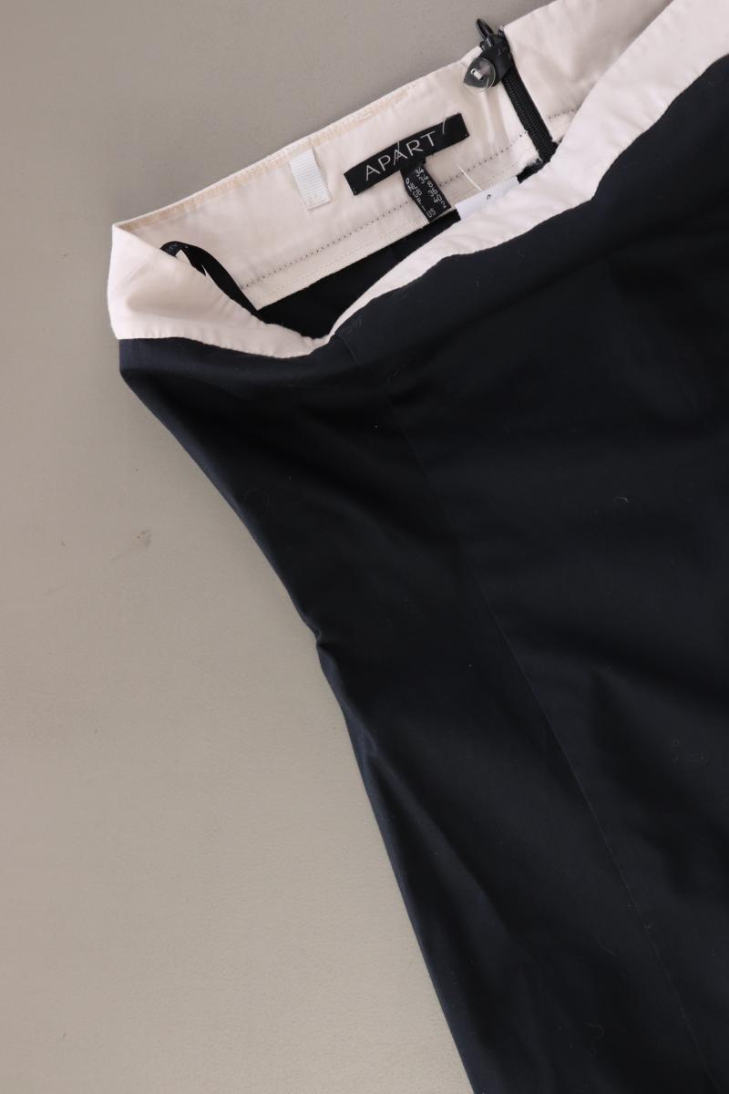 Apart Bandeaukleid Gr. 34 Ärmellos schwarz aus Baumwolle
