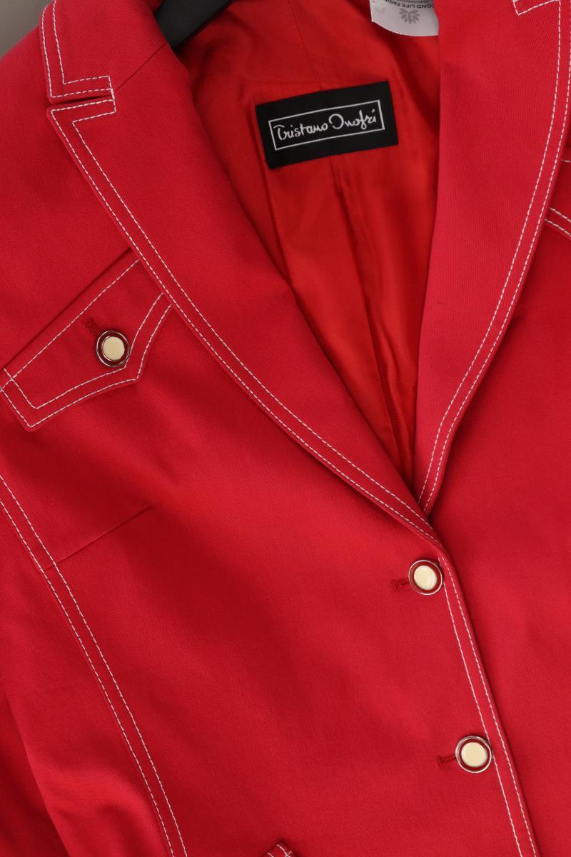 Tristano Onofrei Classic Blazer Gr. 36 rot aus Baumwolle