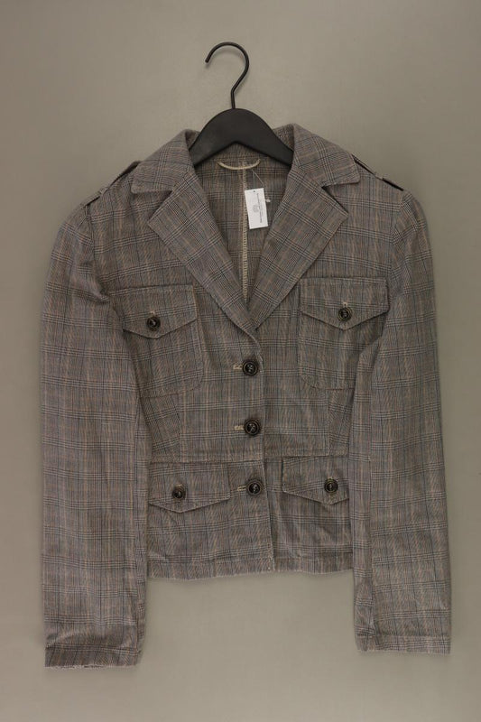 Steilmann Kurzjacke Gr. 40 grau aus Baumwolle