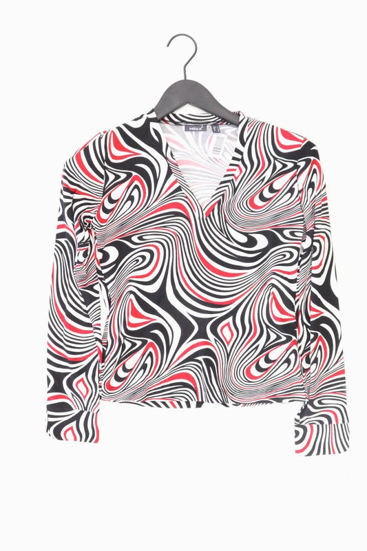 Mexx Shirt mit V-Ausschnitt Gr. S Langarm mehrfarbig aus Nylon
