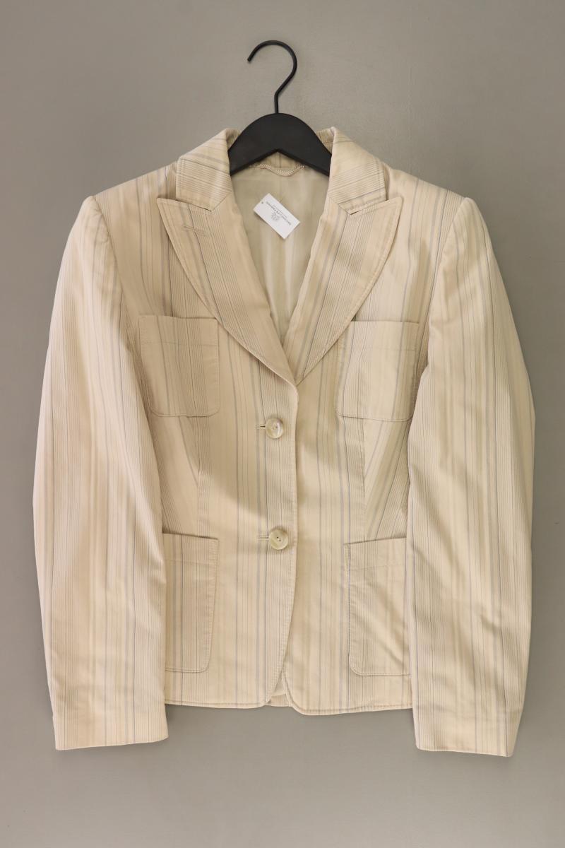 Betty Barclay Regular Blazer Gr. 38 gestreift braun aus Polyamid