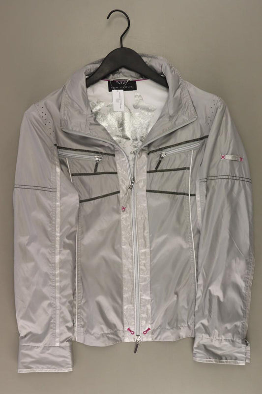 Tom Crown Übergangsjacke Gr. 38 silber aus Polyester