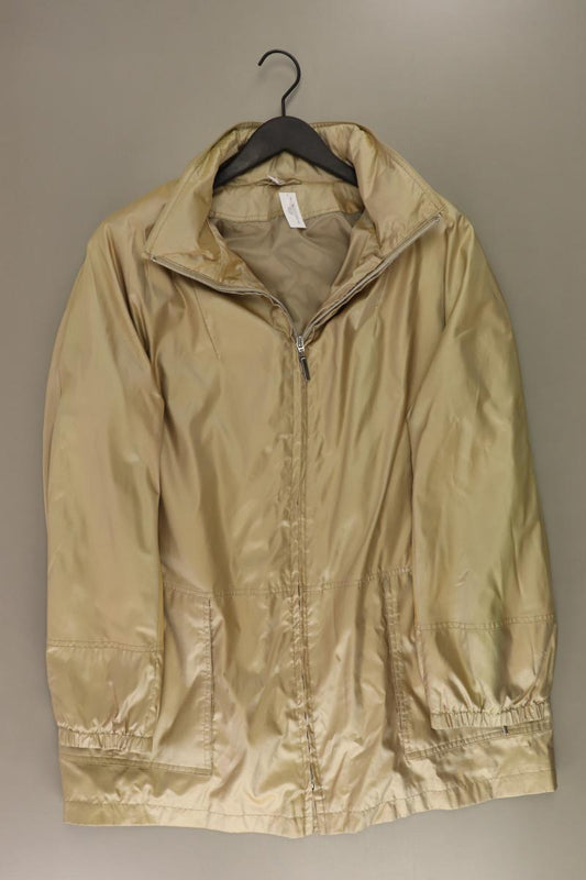 Lange Jacke Gr. 44 creme aus Polyester