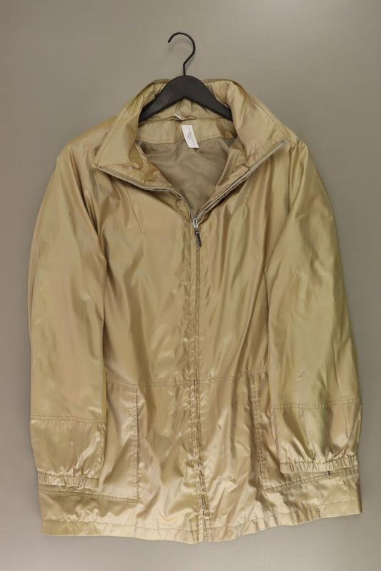 Lange Jacke Gr. 44 creme aus Polyester