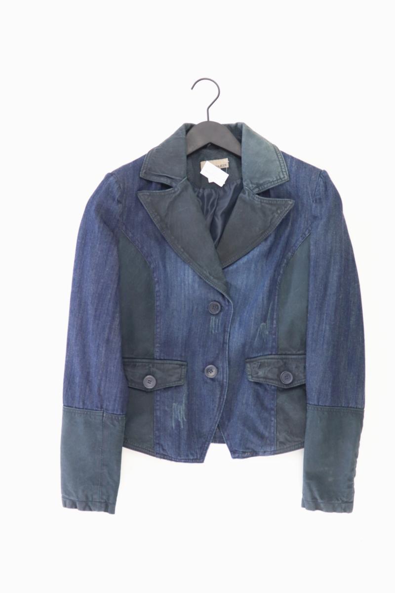 Mandarin Jacke Gr. 38 blau