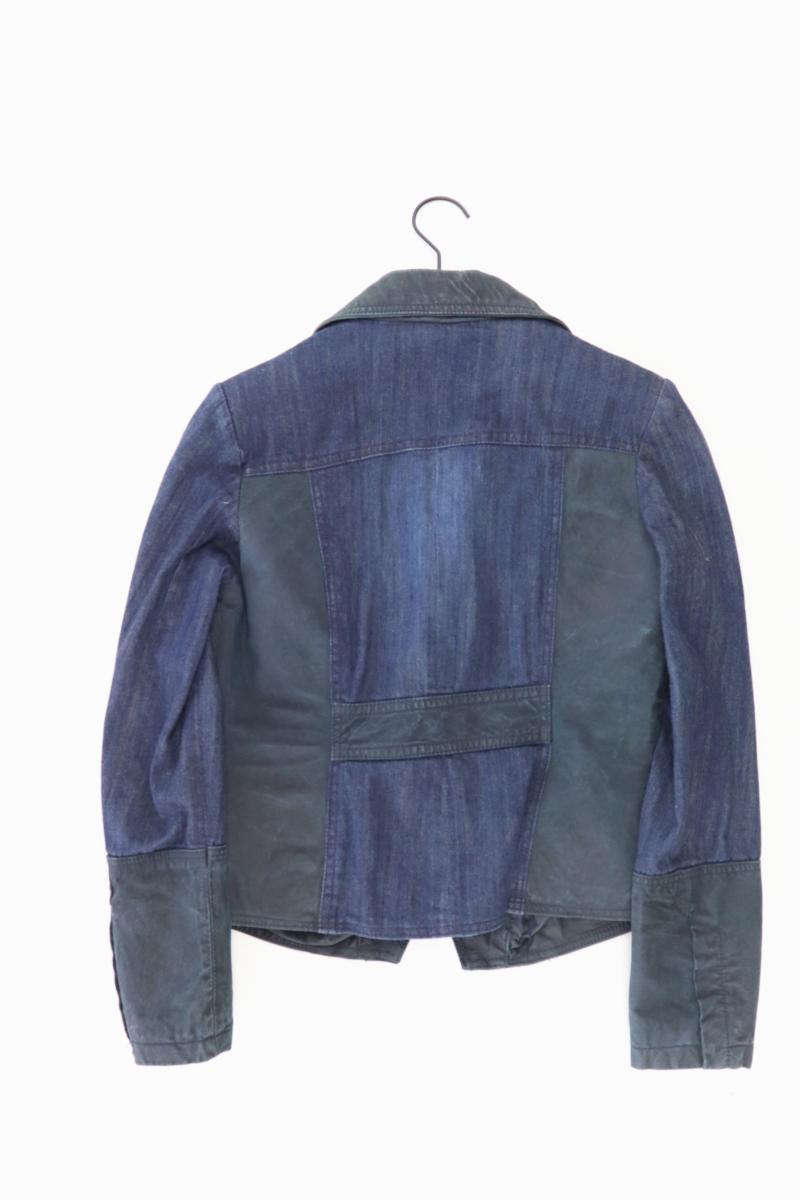 Mandarin Jacke Gr. 38 blau