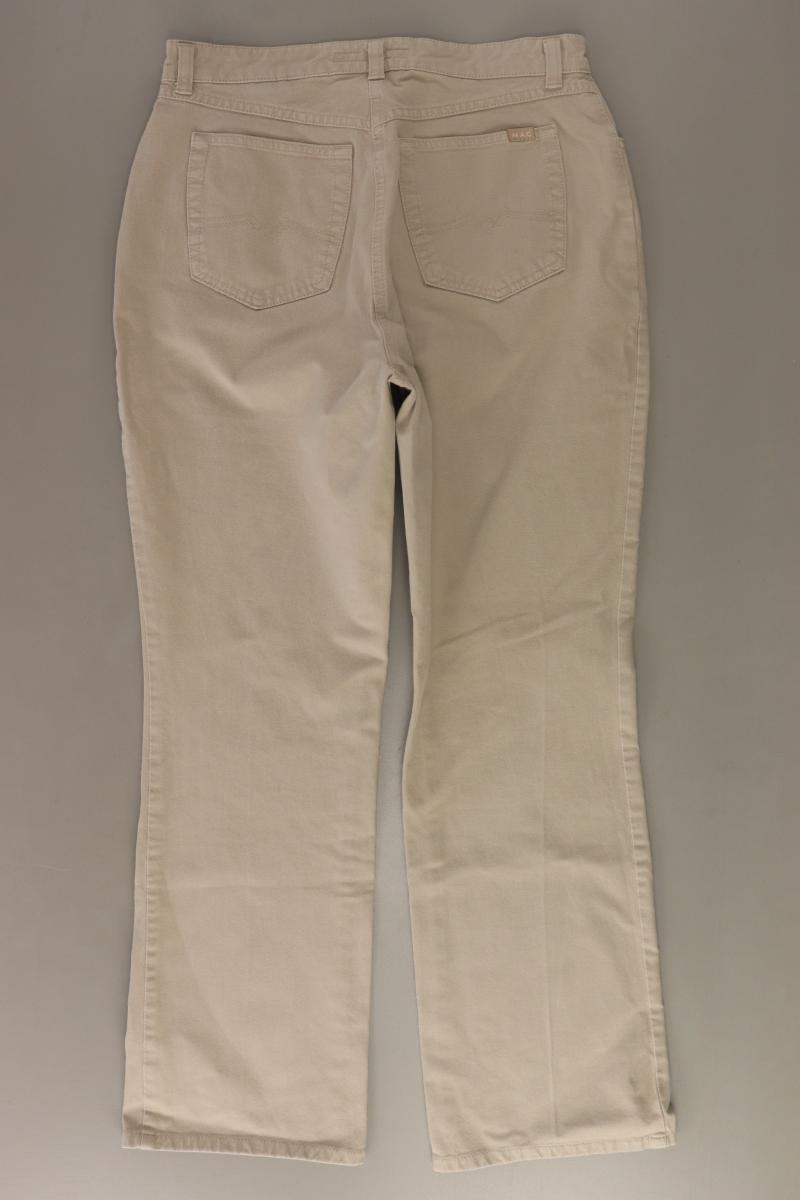MAC Hose Gr. 38/L28 braun aus Baumwolle