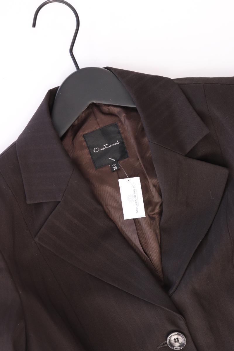 one touch Classic Blazer Gr. 36 braun aus Polyester