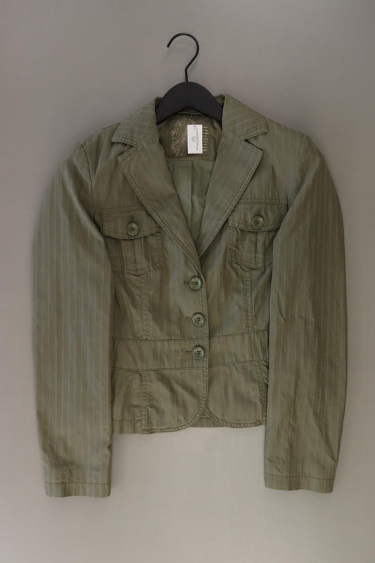 s.Oliver Classic Blazer Gr. 36 olivgrün aus Baumwolle