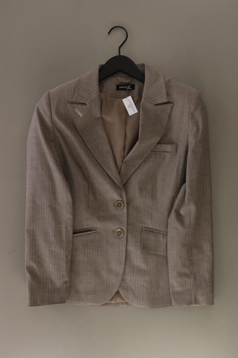 Laura Scott Regular Blazer Gr. 38 braun aus Polyester