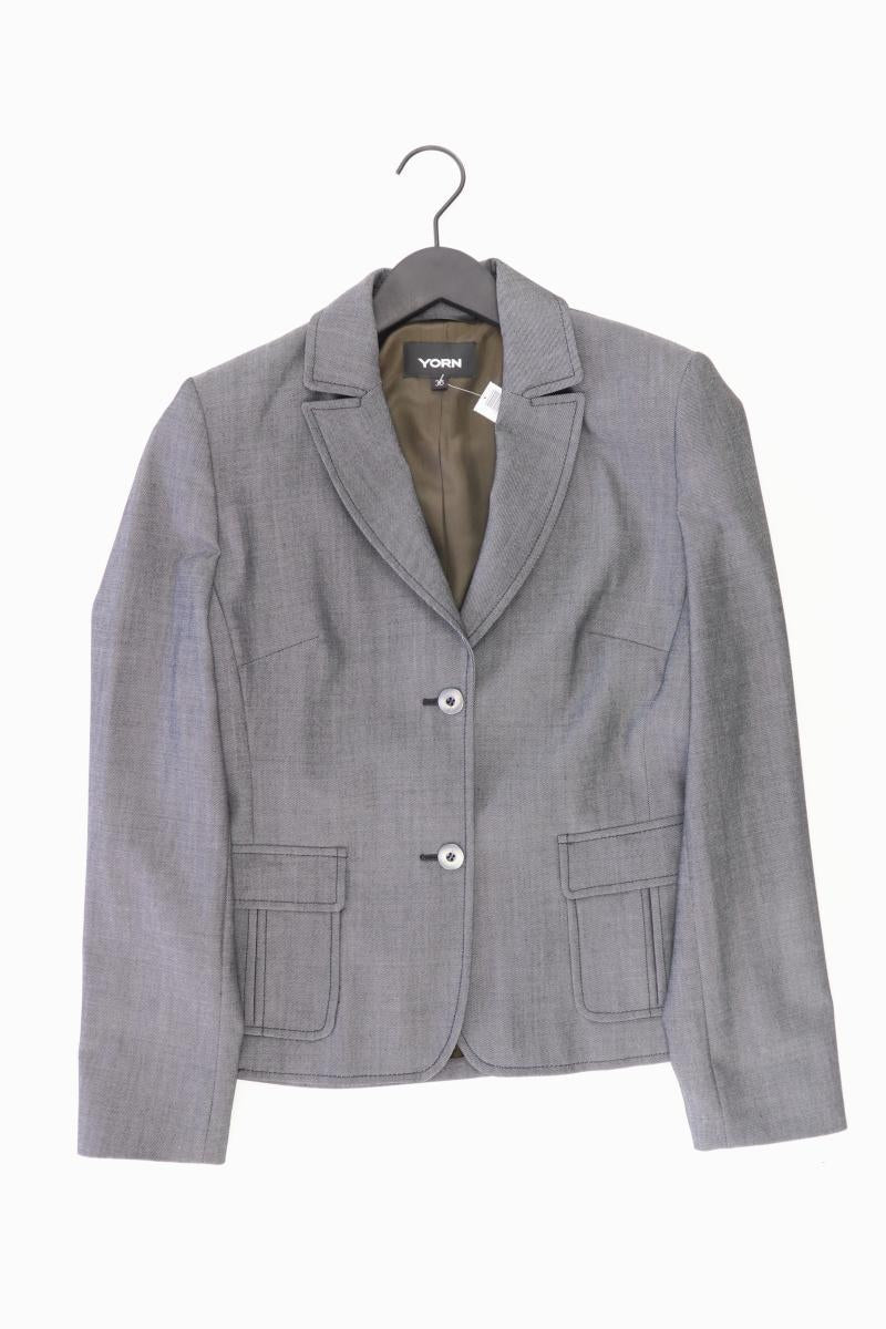 YORN Blazer Gr. 36 grau aus Polyester