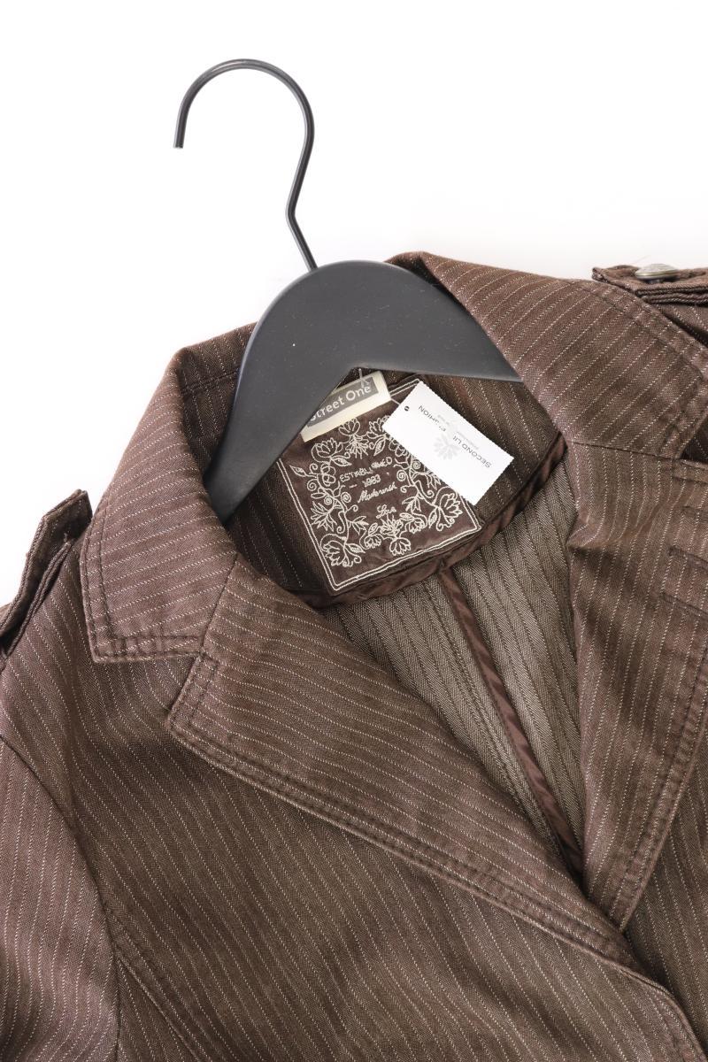 Street One Classic Blazer Gr. 38 braun aus Baumwolle