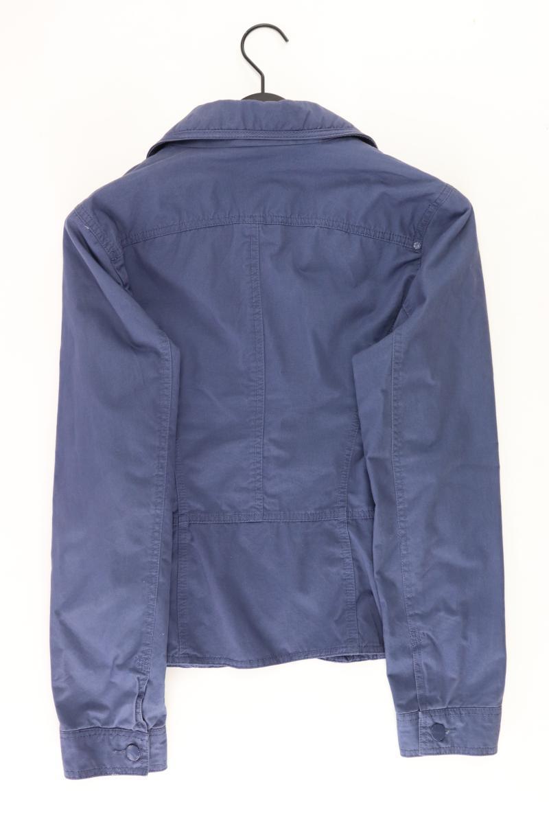 Street One Übergangsjacke Gr. 40 blau aus Baumwolle