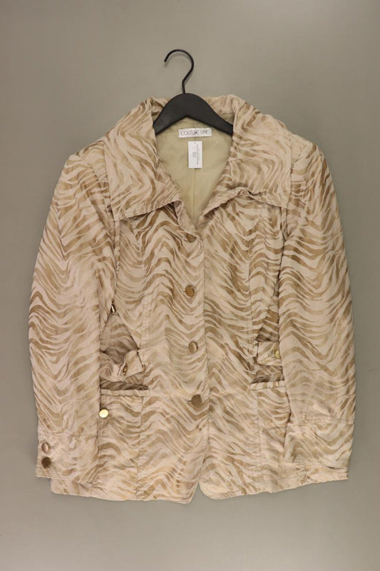 Couture Line Regular Jacke Gr. 44 mit Tierdruck Vintage gold aus Polyester
